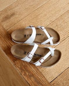 Birkenstock Women's Mayari Buckled Slide Sandals Mayari Birkenstock, Birkenstock Style, Buckle Outfits, American Eagle Outfits, Pearl Sandals, Footwear Fashion, Shoe Wardrobe, Buckle Jeans, Birkenstock Women