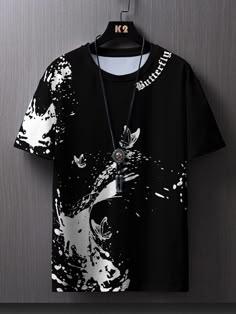 Style Noir, Print Tee, Printed Tees, Mens Fashion Casual