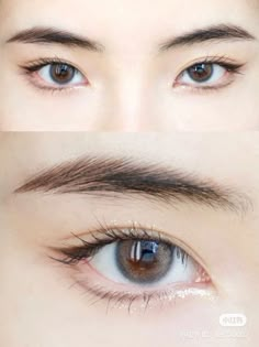 Asian Eyes Aesthetic, Flat Cheeks, No Make Up Make Up Look, Applying Eyeshadow, Eyeliner Ideas