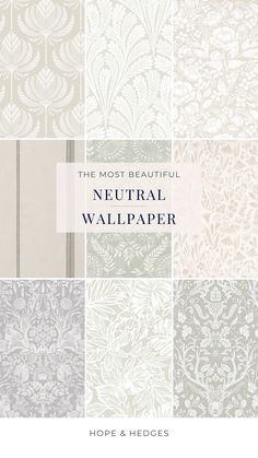 Neutral Wallpaper Ideas | Gray Wallpaper Neutral Bathroom Wallpaper, Wallpapers For Bathrooms, Closet Wallpaper, Wallpaper Hope, Wallpapers For Walls, Wallpaper Powder Room, Taupe Wallpaper, Tan Wallpaper