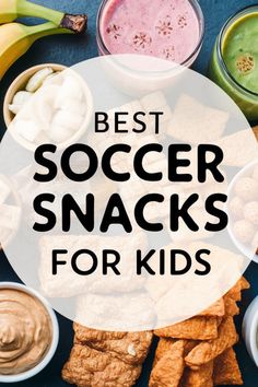 Searching for healthy and delicious snacks for your young soccer players? Check out our top picks for the best soccer snacks for kids. Read our blog post for nutritious snack ideas to keep your children energized and performing at their best on the field! Soccer Game Snacks, Almond Butter Benefits, Protein Snacks For Kids, Sports Snacks, Smoothie Benefits, Milk Benefits