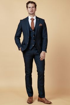 Click here to shop our MAX Navy Diamond Print Three Piece Suit. Shop today! Navy Suit Wedding, Graduation Suits, Black Suit Wedding, Country Attire, Circle Print, Navy Blue Suit