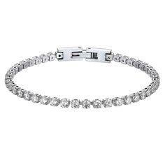 PRICES MAY VARY. Sparkly Tennis Bracelet: Featuring 3mm AAA+ Cubic Zirconia Stones in Four-Prong Basket Settings. Length: 6.5 inch/7.5 inch Two Sizes Available. Material: 316L Stainless Steel, Solid, Highly Resisted to Rust or Tarnish. Hypoallergenic, Suitable for Sensitive Skin. This Classic Tennis Bracelet is an Unique and Heartfelt Fashionable Jewelry, Makes a Sentimental Surprise for Any Awesome Lady. This Design Bracelet is Simple, Classic, Elegant, Fit for Any Occasion as Daily Wearing Hom Woman Bracelets, Shiny Bracelets, Bracelets Women, Design Bracelet, Gold Bracelet For Women, Fashionable Jewelry, Stone Gold, Classic Elegant, Bracelet For Women