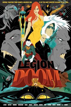 the poster for the movie legion down, which features an image of two women and one man