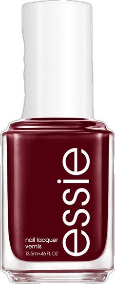 Berry Nail Polish, Dark Pink Nails, Essie Colors, Essie Nail Colors, Powder Nail Polish, Vegan Nail Polish, Essie Nail Polish, Essie Nail, Pedicure Nails