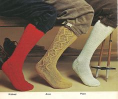 Knicker Kneehighs are three 1970s vintage knitted sock patterns from Patons Beehive Booklet Colour Series No. 1. ★ Sizes: * Ladies size 8/9/10 * Men size 11/12 ★ This is a digital download and is delivered to you immediately upon receipt of payment. ★ Sale! 2 patterns for $7 with code: 2FOR7 3 patterns for $9 with code: 3FOR9 5 patterns for $13 with code: 5FOR13 8 patterns for $19 with code: 8FOR19 13 patterns for $25 with code: 13FOR25 Checkered Socks, Vintage Socks, Sock Knitting Patterns, Crochet Socks, Vintage Knitting Patterns, Lace Socks, Over The Knee Socks, Sock Patterns, Novelty Socks