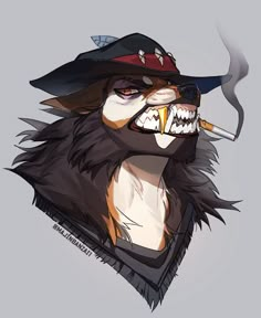 Golden Tooth, Anthro Wolf, Anime Wolf, Arte Animal, Dnd Characters, An Animal, Creature Art