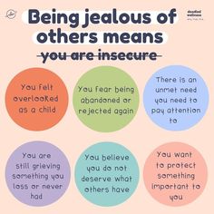 Feeling Jealous Quotes, Dealing With Insecurity, Dealing With Jealousy, Jealousy Quotes, Manipulative People, Feeling Jealous, Mental Health Therapy, Clinical Psychology