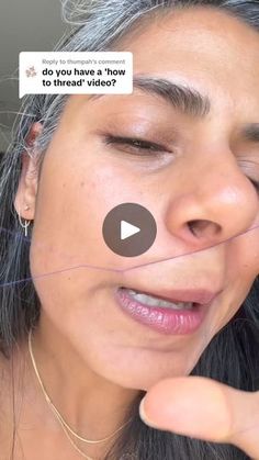 Threading Tutorial, Spa Hacks, Face Threading, Hair Threading, Makeup Mistakes, Facial Hair Removal, Make Mistakes, Beauty Makeup Tips, Beauty Skin Care Routine