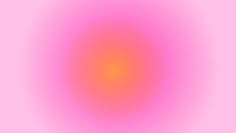 an orange and pink circular design on a pink background