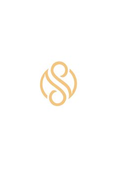 the letter s is inscribed in gold on a white background