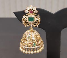 Gold Jhumkas With Grams, Jhumka Earrings Gold Indian, Ear Rings Gold Indian, Buttalu Earrings Gold