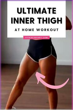 Are you ready for inner thigh tone up?! Try my workout packed with the best inner thigh exercises to help you target your hip adductors! Thigh Exercises For Women, Inner Thigh Exercises, Thigh Toning Exercises, Outer Thigh Workout, Tone Inner Thighs, Reduce Thigh Fat, 12 Minute Workout, Inner Thighs Exercises, Exercise To Reduce Thighs