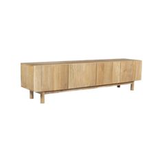 the sideboard is made out of wood