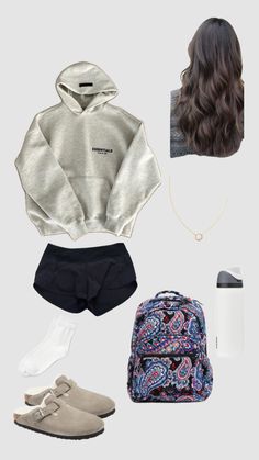 #fyp Cute Outfits For School, Cute Preppy Outfits, Causual Outfits, Cute Comfy Outfits