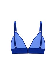 The Hanna Midnight Blue Bralette, with its rich, captivating hue and contemporary design, adds a bold touch to your lingerie collection. The soft elastic band ensures a secure, flattering fit that moves with you, delivering all-day comfort.Perfect for layering under blazers, low-cut tops, or as a statement piece, this bralette seamlessly transitions from intimate moments to bold fashion statements.DETAILS- Semi-transparent stretch tulle- Bralette - Unpadded triangle cups- Comfortable adjustable Low Cut Top, Fashion Statements, Lingerie Collection, Semi Transparent, Bold Fashion, Low Cut, Midnight Blue, Elastic Band, Statement Pieces