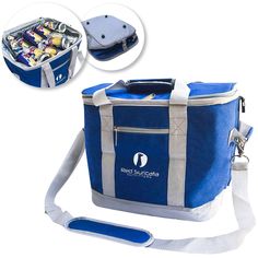 an image of a cooler bag with drinks in it