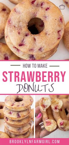 how to make strawberry donuts from brooklyn farmgirl - the best way to use fresh strawberries