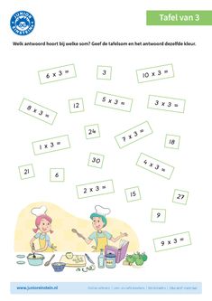 the worksheet is filled with numbers to help students learn how to use them