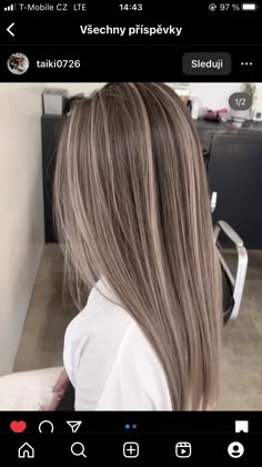 Ash Blonde Hair With Highlights, Balyage Long Hair, Ash Blonde Hair Balayage, Blonde Hair Goals, Perfect Blonde Hair, Beauty Hair Color, Tapered Hair, Brown Hair Inspo, Hair Color Streaks