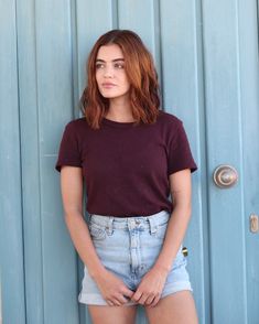 Lucy Hale Haircut, Lucy Hale Short Hair, Very Long Bob, Lucy Hale Outfits, Lucy Hale Style, Red Hair Don't Care