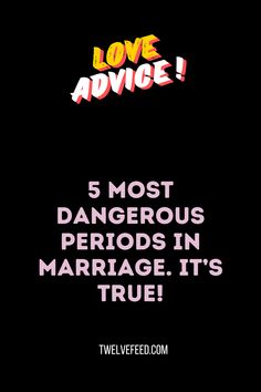 5 Most Dangerous Periods in Marriage. It's True!  5 Most Dangerous Periods in Marriage. It's true! There's nothing wrong with having crises from time to time in long-term relationships. That's how human nature works. And yet, the main thing in such cases is not to panic ahead of time and do everything to preserve the relationship.     We will tell you about the most important periods when you should work hard to avoid a crisis in your relationship! 5 most dangerous periods in marriage:  #love #whatislove #loveadvice #loveadvicequotes #lovers #dating #datingadvice #thedatingdivas #Lovequotesforhim #relationship #relationshipgoals #relationshipadvice #marriageadvice #soulmates#zodiacsignlove #truelove #iloveyou #lovehim #romance #couplegoals #lovequotes #loveStories #lovecompatibility Nature Words, Relationships Are Hard