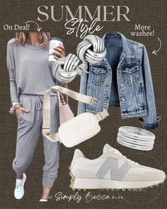 Hilfiger Outfits, Grey Tracksuit, Comfy Sets, Joggers Outfit, Effortlessly Chic Outfits, Mama Style, Womens Fashion Inspiration, Kinds Of Clothes, Warm Outfits