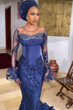 Lace Styles For Wedding, Nigerian Lace Dress, Yoruba Wedding