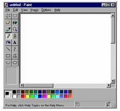 an image of a computer screen with the color picker on it's left side