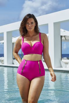 First Look: The GabiFresh for Swim Sexy 2015 Collection at Swimsuits For All Gabi Fresh, Outfit Trends, Dress Plus Size, One Piece Swimwear