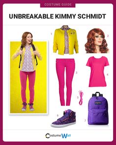 the costume guide for an unbreakable kimmy schimdt