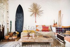 Contemporary Living Room Design, Surf House, Surf Shack, Beach Shack, Beach Cottage Style, Surf Style, A Living Room