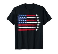 PRICES MAY VARY. Lightweight, Classic fit, Double-needle sleeve and bottom hem T Shirt Image, Luxury Store, Usa Flag, Red White Blue, Branded T Shirts, Top Styles, Red And White, Fashion Branding, Tops & Tees