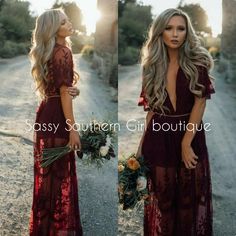 New Wine Red Lace Maxi Dress With Built In Shorts Jumpsuit. Poly Spandex Material. S/4-6 Boho Gypsy Western Hippie Coastal Farmhouse French Vintage Renaissance Victorian Anthropology Beach Lace Christmas Yellowstone Holiday Shabby Chic Rustic Preppy Tropical Spell Anthropologie Coachella Festival Love And Lemons Free People Faux Fur Closet Details Please Read No Offers Shipping 1-4 Days No Exchanges Per Posh Bx96 Boho Red Maxi Dress, Western Boho Prom Dresses, Red Dress With Fur Coat, Wedding After Party Dress Guest, Wedding Guest Dresses With Cowboy Boots, Hipster Wedding Guest Outfit, Fancy Dress With Cowboy Boots, Country Formal Dress, Christmas Formal Dresses