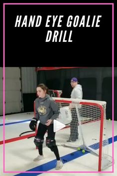 This is a simple hand eye goalie drill originally shared by @goaliesincjim, made famous by our friends at True Focus Vision. #goalies #goaliecoaches #goalietraining #goaliedrills Goalie Drills Hockey, Hockey Pads, Field Hockey Goalie, Agility Workouts