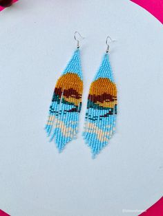 These beautiful beaded earrings are so colorful and perfect for all-day wear. They are definitely the perfect accessory to style up your look and add personality to your outfit. These lovely handmade earrings are made with sterling silver hooks and colorful beads. Each pair of earrings that we sell is authentic and one-of-a-kind! Finds more styles at https://www.etsy.com/shop/LatinxsCulturaViva?ref=simple-shop-header-name&listing_id=990207426&section_id=26730499 Thank you so much for vis Dangle Earrings With Tiny Beads For Beach, Colorful Beaded Dangle Earrings For Summer, Tiny Beads Drop Earrings For Beach, Tiny Beaded Drop Earrings For Beach, Beach Beaded Drop Earrings With Tiny Beads, Beach Tiny Beads Drop Earrings, Summer Dangle Earrings With Colorful Beads, Colorful Beaded Round Earrings For Beach, Colorful Beads Drop Earrings For Beach