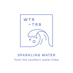 the logo for sparkling water from the southern water tribe