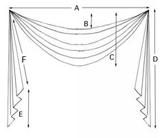 the diagram shows an arrangement of lines that are parallel to each other, with different heights and widths