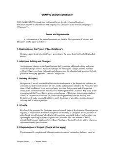 the sample agreement for an organization is shown in this document, which contains two separate sections