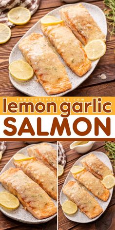 Looking for a delicious protein-packed dish for your healthy dinner options? This Lemon Garlic Salmon will get you covered. It's easy to prepare and packed with flavor that is ready in just a few minutes. Keep this recipe for your healthy eating ideas to encourage you more on your road to fitness! Mixed Seafood Recipes, Mixed Seafood Recipe, Seafood Pasta Dishes, Mixed Seafood, Lemon Garlic Salmon