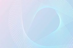 an abstract blue and pink background with lines in the shape of a circle on top of it