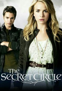 the secret circle poster with two people standing next to each other