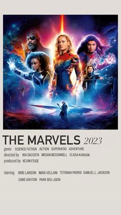 the poster for the movie's upcoming film, the marvels 2 release date