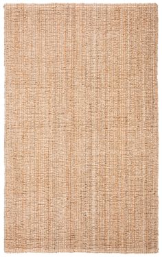 The Natural Fiber Rug Collection features an extensive selection of jute rugs, sisal rugs and other eco-friendly rugs made from innately soft and durable natural fiber yarns. Subtle, organic patterns are created by a dense sisal weave and accentuated in engaging colors and craft-inspired textures. Many designs made with non-slip or cotton backing for cushioned support. Safavieh Natural Fiber Dorle 8 X 10 (ft) Jute Beige Indoor Solid Coastal Area Rug in Brown | NFB119B-8 Natural Fiber Area Rug, Natural Fiber Rug, Coastal Area Rugs, Safavieh Rug, Hand Loomed Rug, Organic Pattern, Rugs And Mats, Natural Fiber Rugs, Farmhouse Rugs