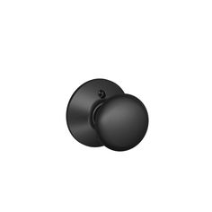 a black door handle on a white background