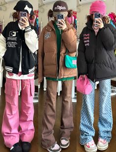 Dope Fashion, Harajuku Fashion, School Outfits, Fashion Inspo Outfits, Stylish Outfits