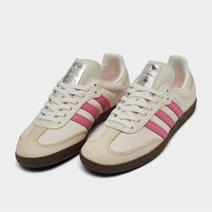 Brand New Womens Size Adidas Sambarose Pink, Sambas With Pink Laces, Adidas Pink Sneakers For Light Sports, Samba Pink Laces, Cheap Pink Adidas Sneakers, Cute Adidas, Womens Casual Shoes, Adidas Originals Shoes, Jd Sports