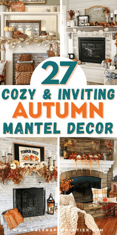 fall mantel decor ideas Mantle Fall Decor, Thanksgiving Mantle Decor, Thanksgiving Mantel Decor, Chimney Decor