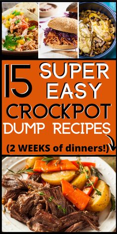 the top five super easy crockpot dump recipes