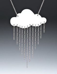 海外のプラバン作品がオシャレ カッコいい！【作品アイデア集】 - NAVER まとめ 3d Tiskárna, Cloud Necklace, Rain Cloud, Shrink Plastic, 3d Laser